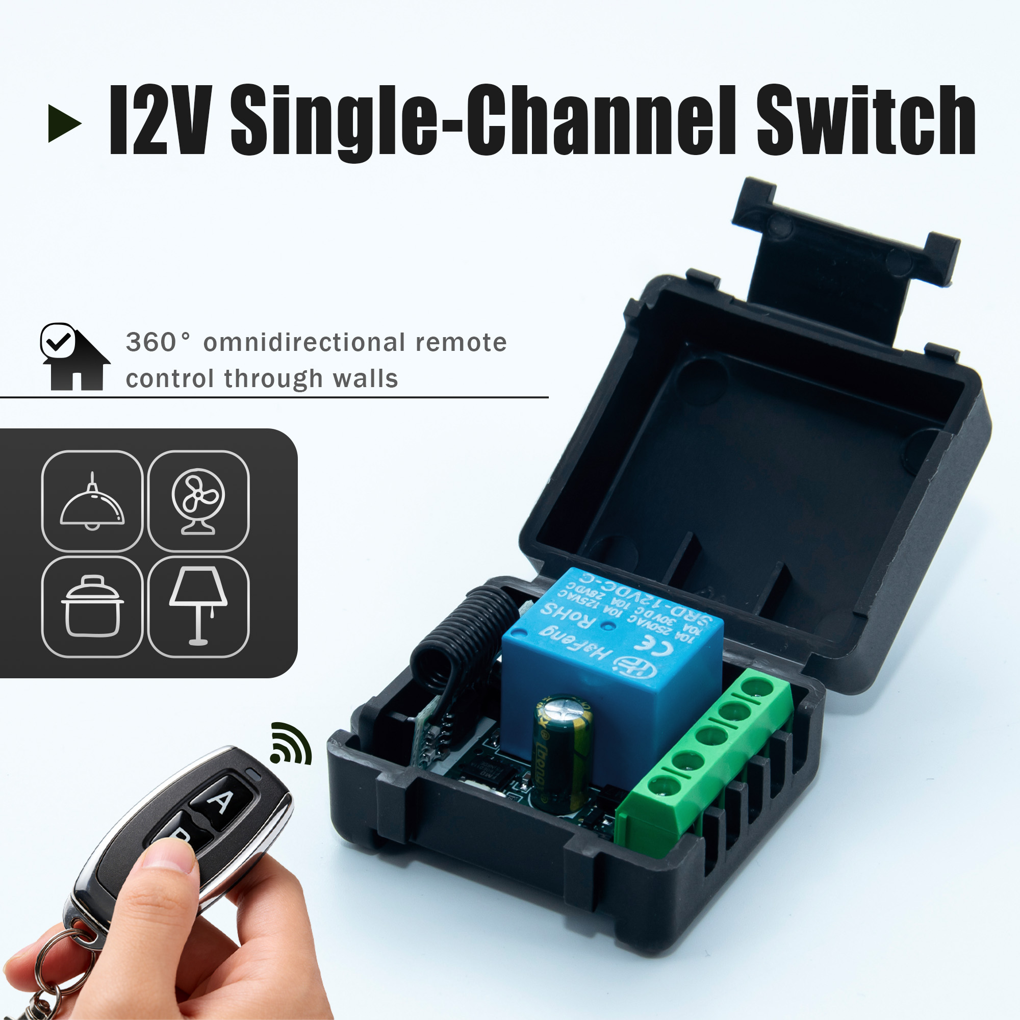 Rf 433Mhz Module - Беспроводной выключатель с дистанционным управлением DC