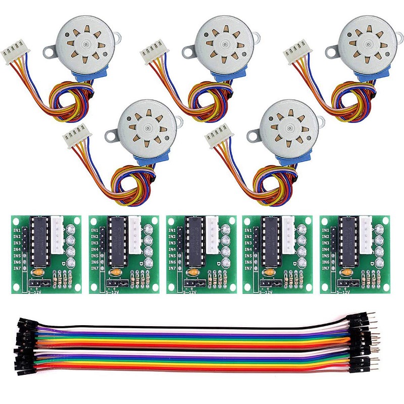 Stepper Motor 28Byj - 5 комплектов ULN2003 28BYJ-48 5 В
