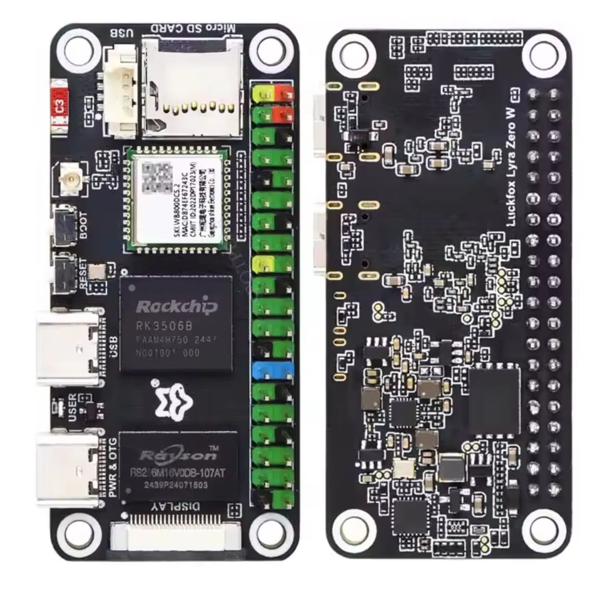 Raspberry Pi Zero - Плата Luckfox Lyra Zero W RK3506B