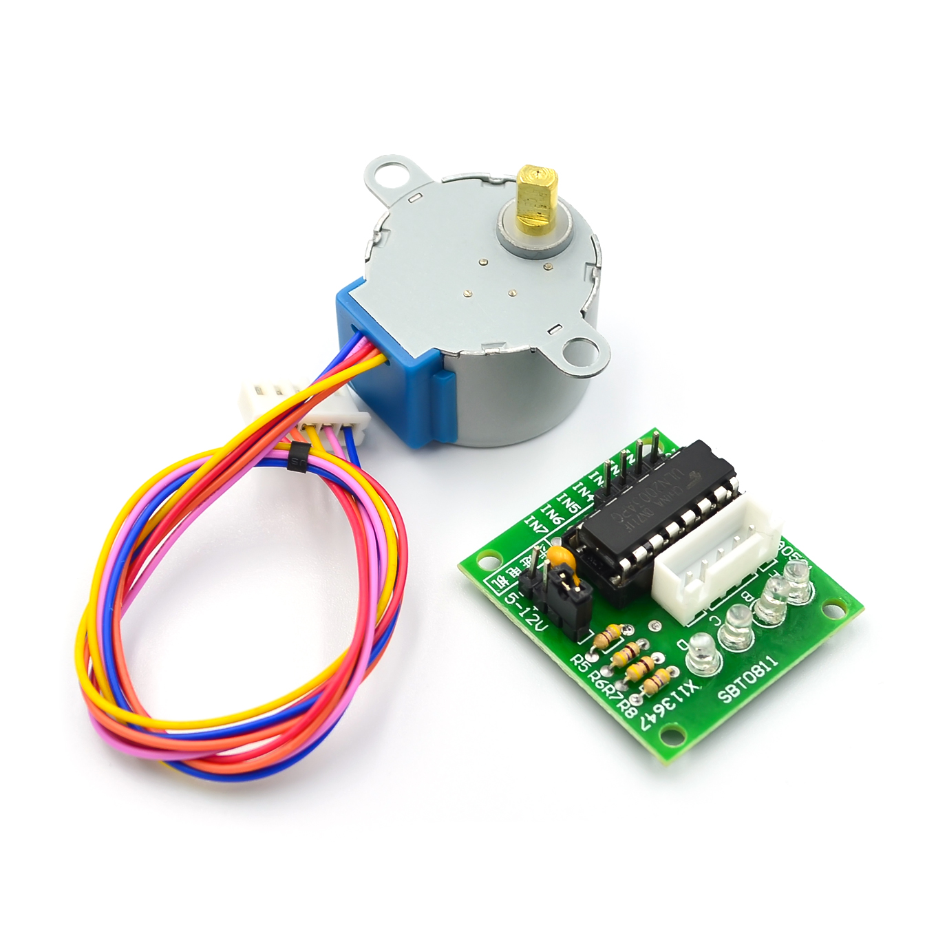 Stepper Motor 28Byj - Шаговый двигатель 5В 28BYJ-48 + модуль