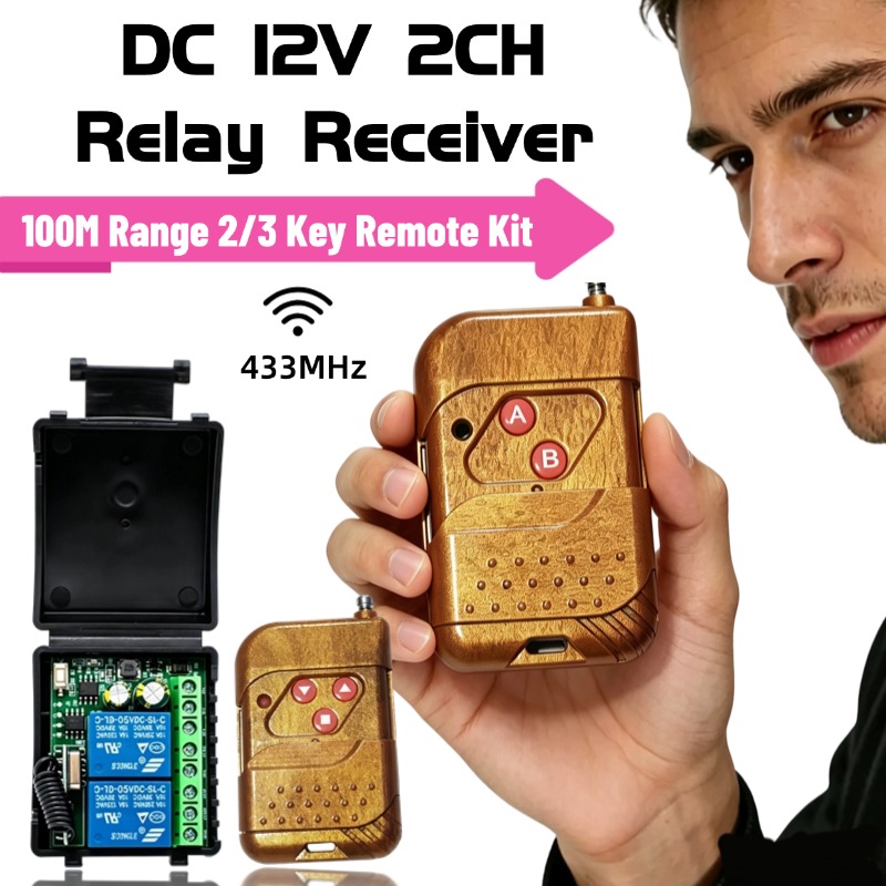Rf 433Mhz Module - Беспроводной модуль реле 433,92 МГц DC