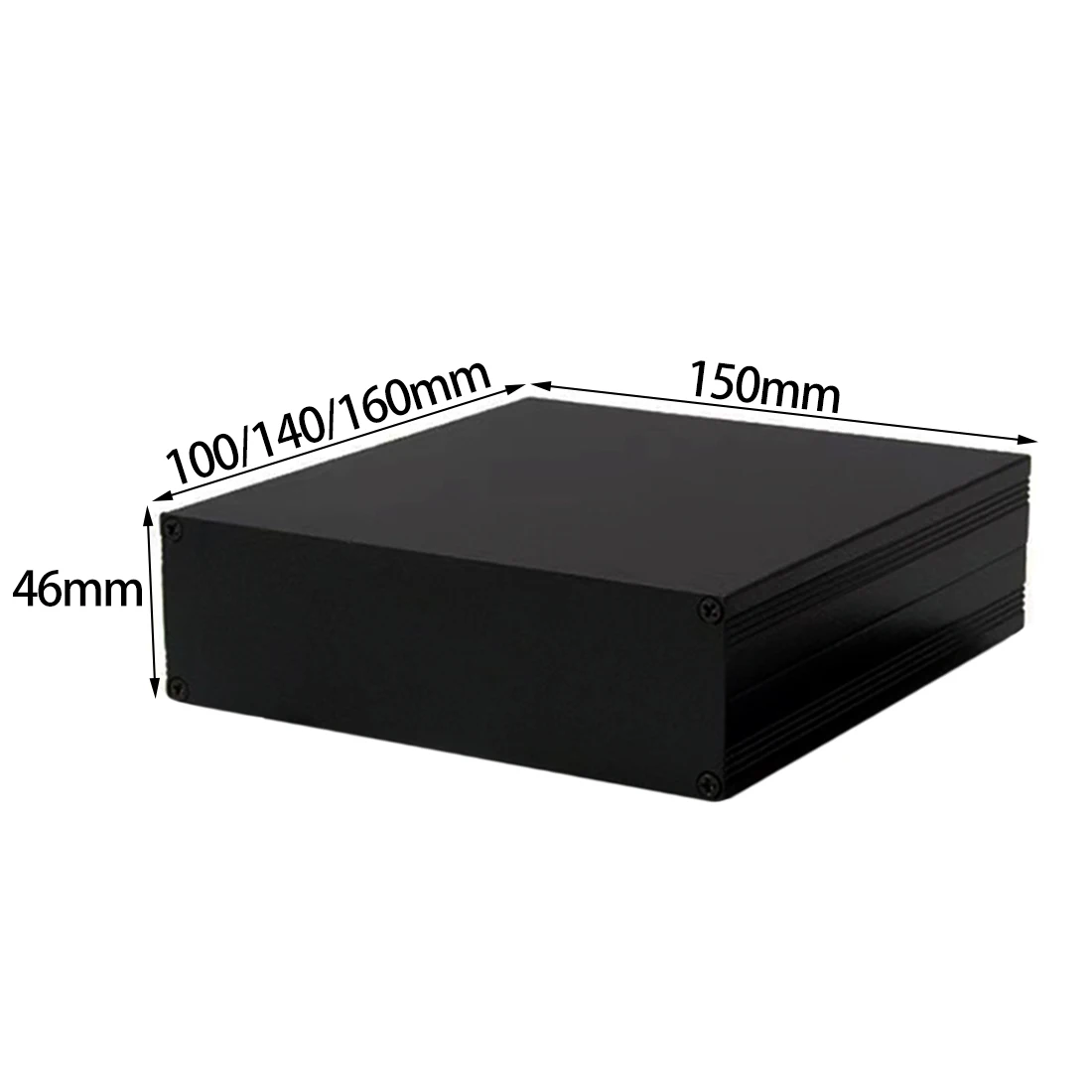 Diy Electronics Housing - Алюминиевый Корпус 150*46*100/140/160 мм, водонепроницаемый раздельный
