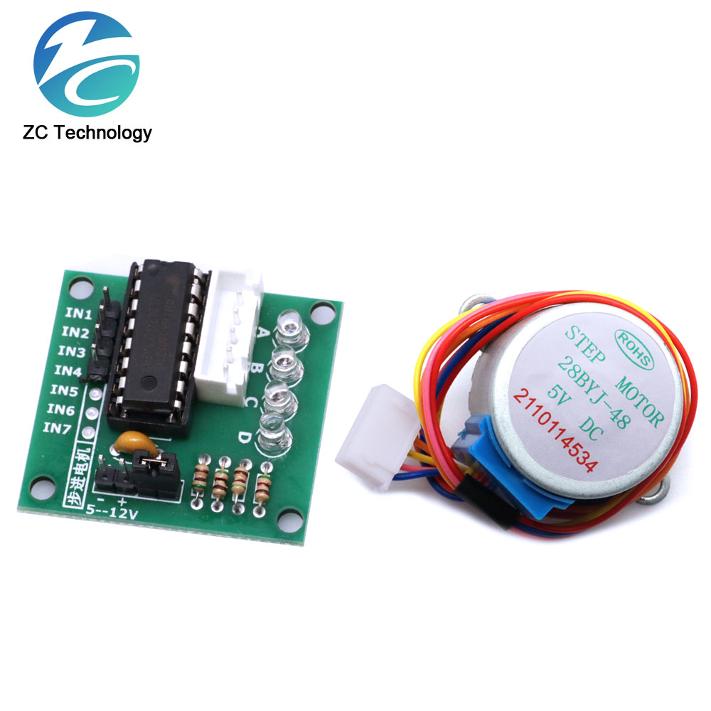 Stepper Motor 28Byj - 4-фазный шаговый двигатель 28BYJ-48-5V + плата