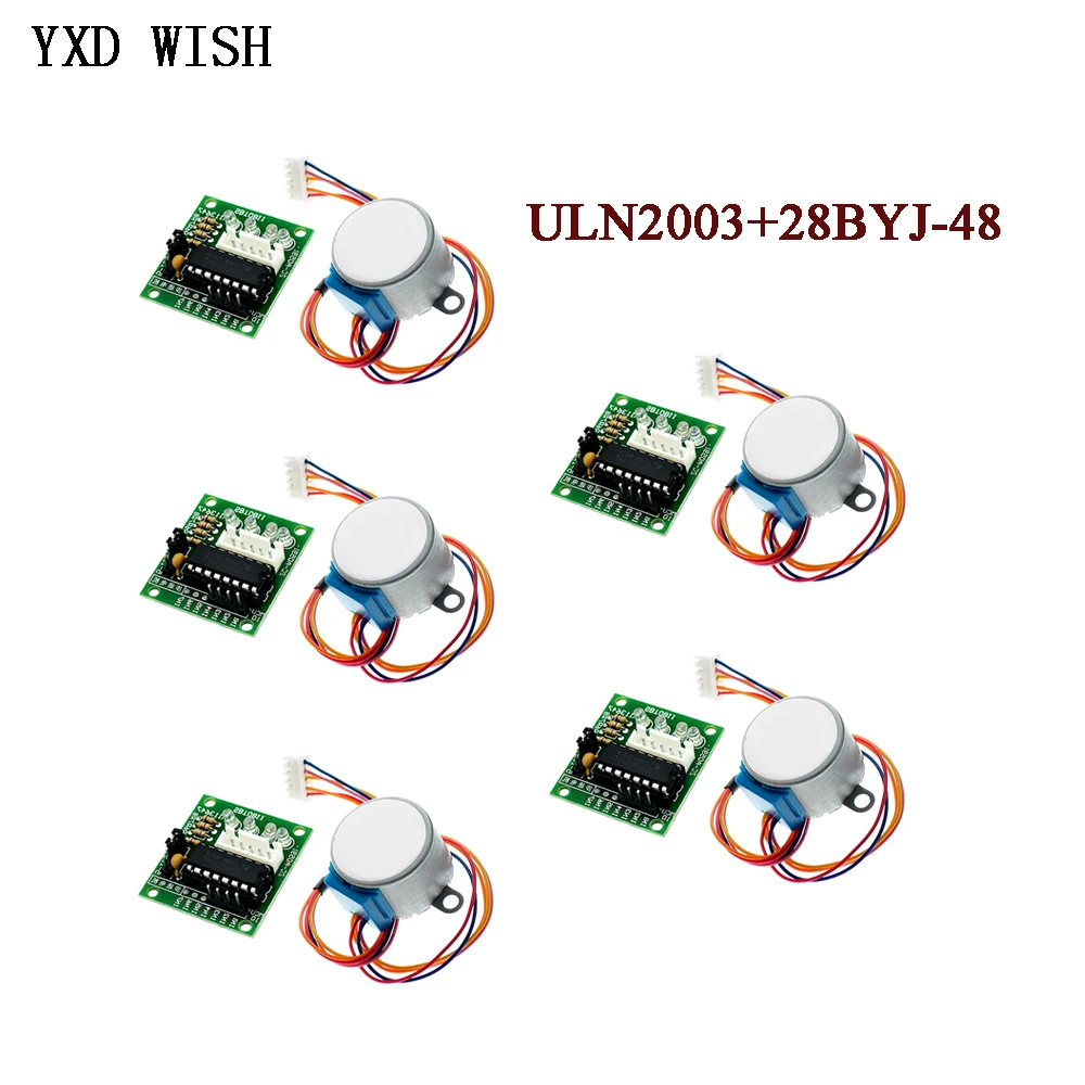 5 шт. ULN2003 28BYJ-48 5 в 12  – обзор и цена Stepper Motor 28Byj