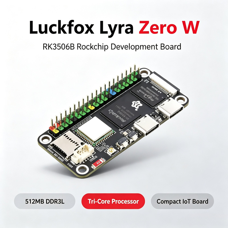 Плата Luckfox Lyra Zero W RK35 – обзор и цена Raspberry Pi Zero