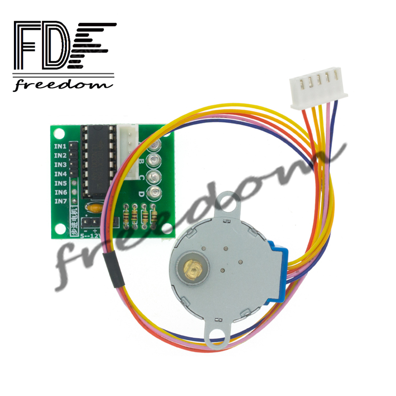 Шаговый двигатель 28BYJ-48-5V  – обзор и цена Stepper Motor 28Byj
