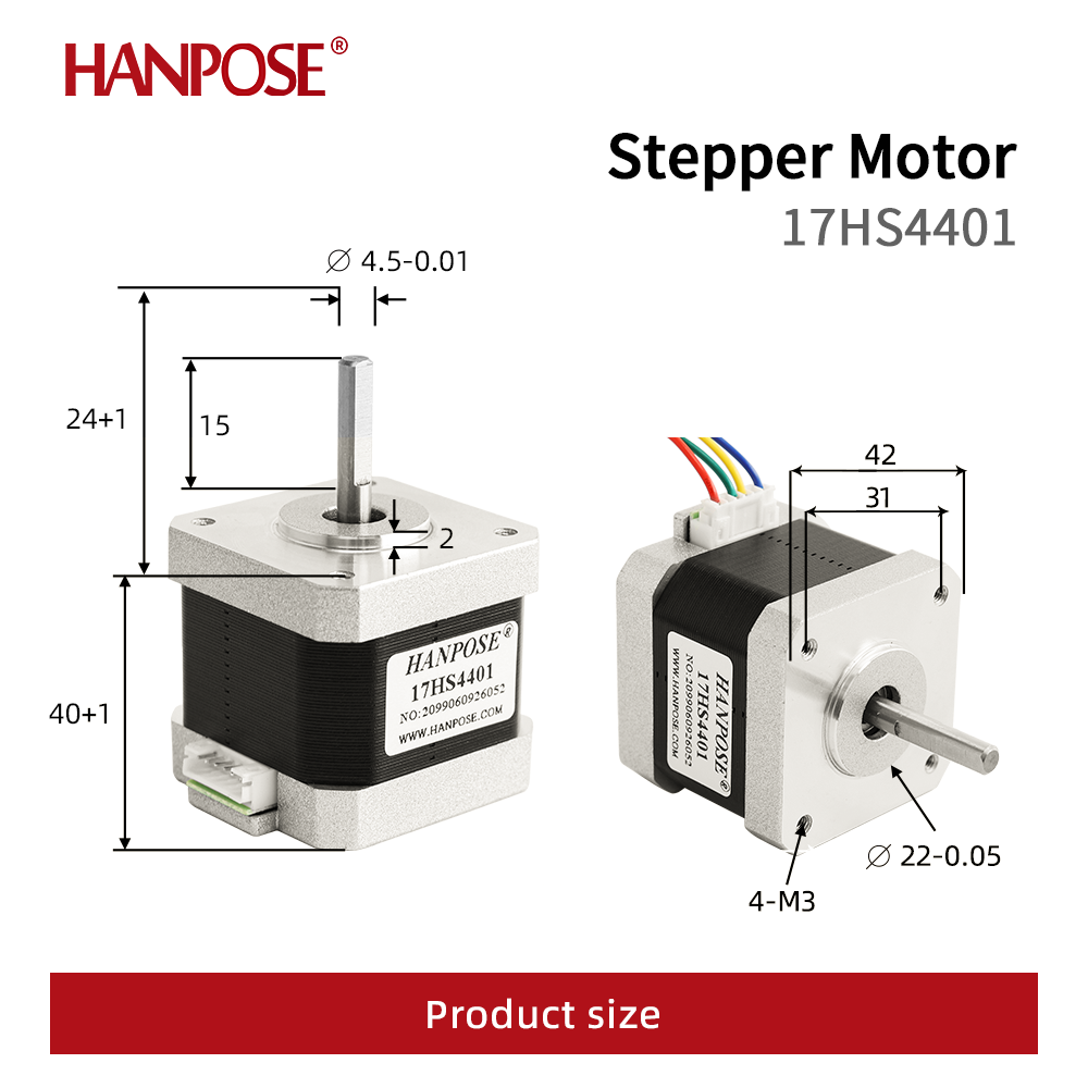 Шаговый двигатель HANPOSE Nema – обзор и цена Stepper Motor 28Byj