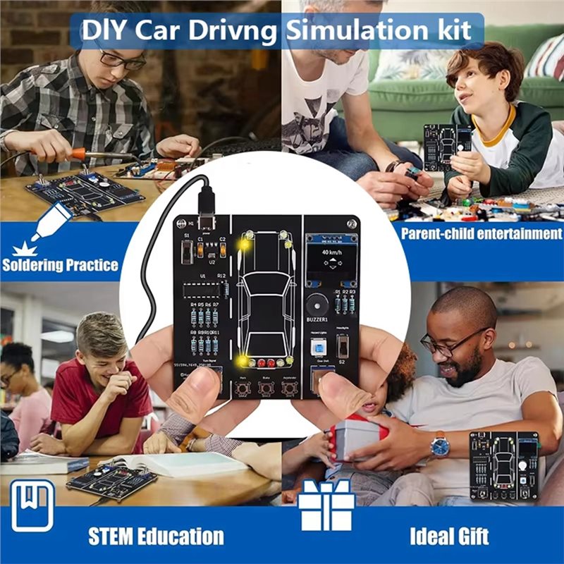 Набор для пайки JABS-DIY: симу – обзор и цена Diy Electronics Projects For Students
