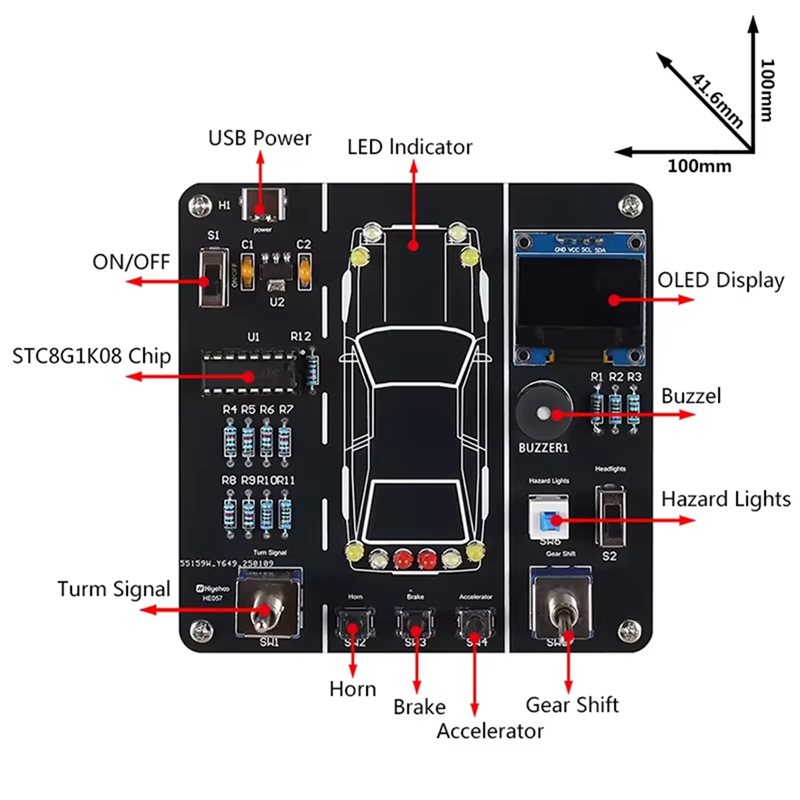Набор для пайки JABS-DIY: симу – обзор и цена Diy Electronics Projects For Students