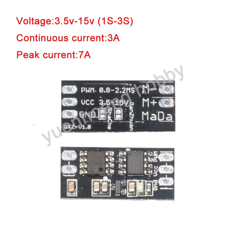 1 шт. 3,5-15 В щетка ESC двуст – обзор и цена Diy Boat Electronics