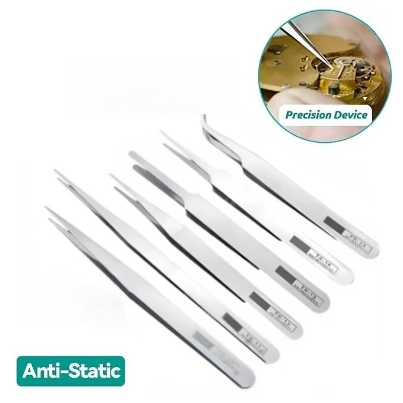 Набор антимагнитных пинцетов и – обзор и цена Diy Electronics Tools